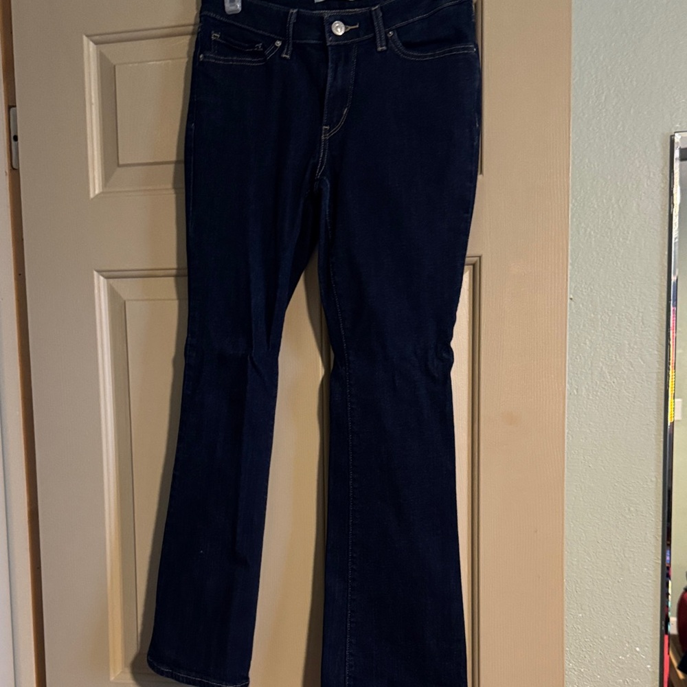 Levi's Women's Navy Flare Jeans